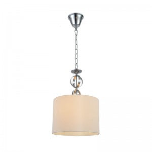 PENDANT MAYA CHROME 1 X E27