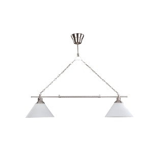 MOLLY CHANDELIER 2XE27 SATIN NICKEL