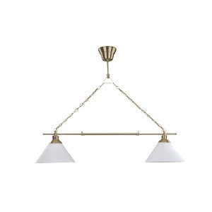 MOLLY CHANDELIER 2XE27 ANTIQUE BRASS