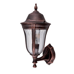 MARK 201 LANTERN UPWARD 1XE27 BLACK RED BRASS