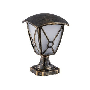 NICK 504 LANTERN STAND 1XE27 ANTIQUES BRASS H240