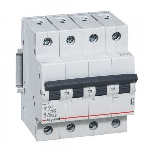 SIGURANTA TETRAPOLARA 10A/6KA CURBA C - LEGRAND