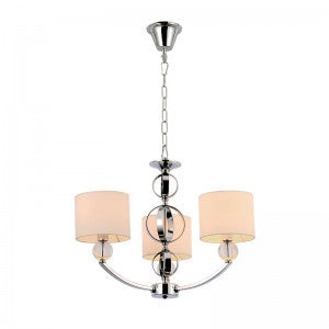 CHANDELIER MAYA CHROME 3 X E27