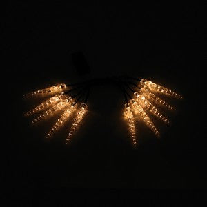 CHRISTMAS ICICLE LIGHT 10PCS 3000K 2XAA IP20