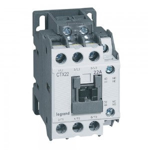 CONTACTOR 3P 220V 22A NO+NC