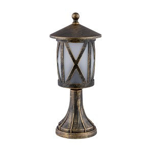 ERIK 104 LANTERN STAND 1XE27 ANTIQUES BRASS H370