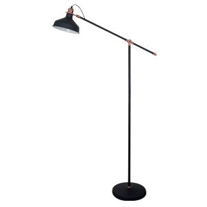 JOHN FLOOR LAMP 1XE27 BLACK H1500mm