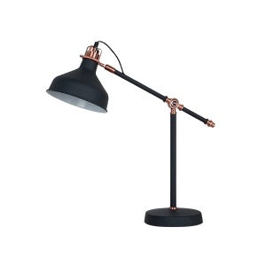 JOHN TABLE LAMP 1XE27 BLACK H600mm