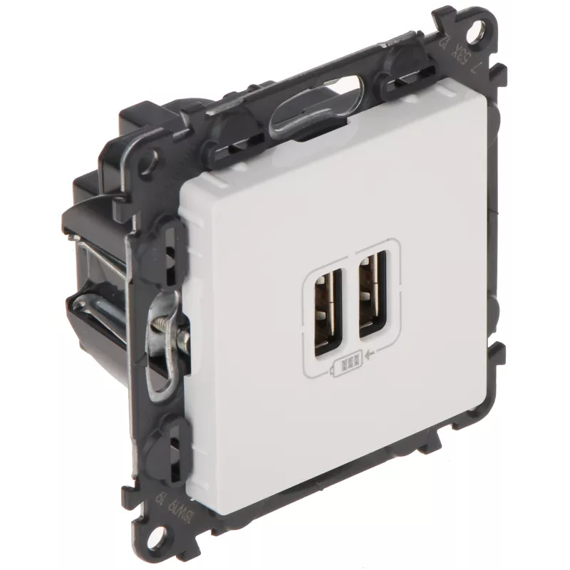 VALENA LIFE PRIZA USB DUBLU 5V - 1500mA ALB